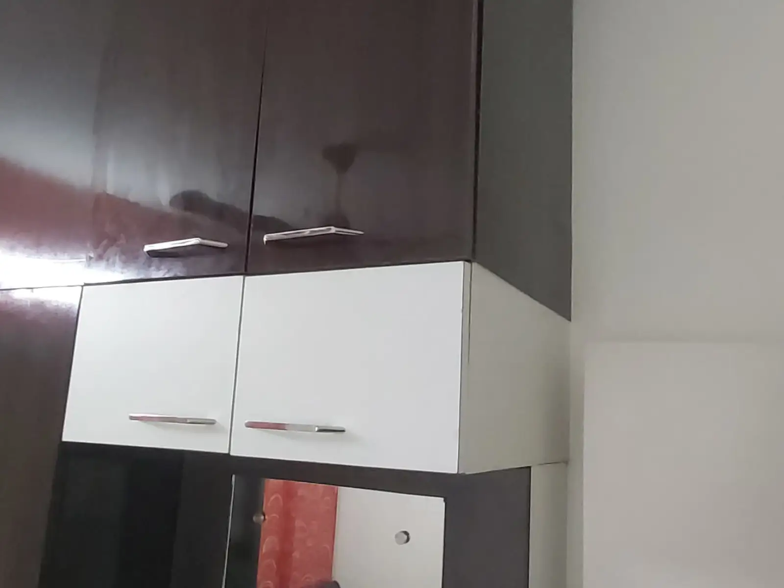 wardrobe with apartments for storage